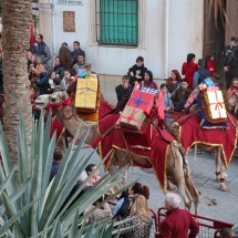 Camels loaded with gifts (evening before Epiphany - January 6th)